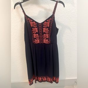 Market & Spruce Blue Spaghetti Dress